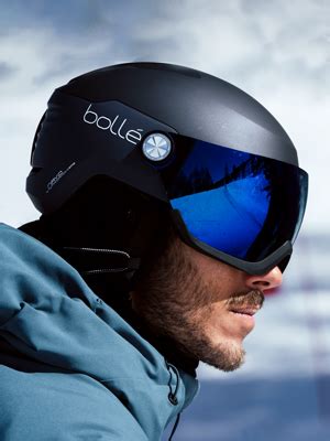 Amazon.com: Bollé Might Visor Snow Helmet : Sports