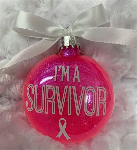 Amazon.com: Breast Cancer Survivor Christmas Ornament