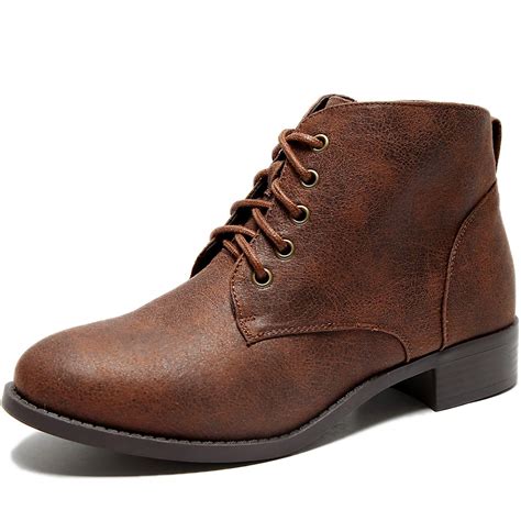 Amazon.com: Brown Lace Up Ankle Boots