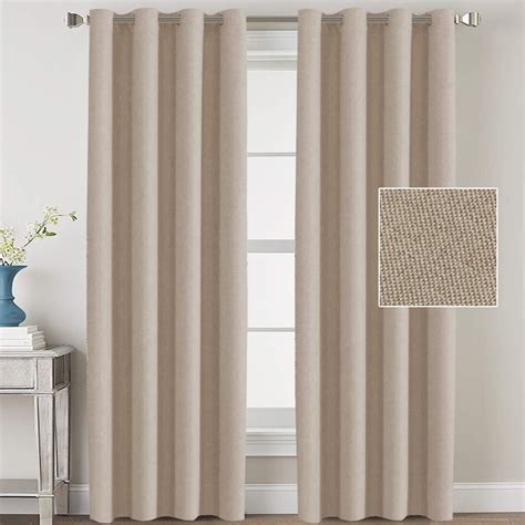 Amazon.com: Brown Linen Curtains