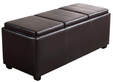 Amazon.com: Brown Storage Ottoman