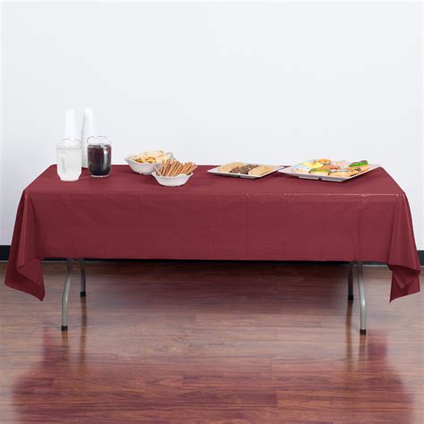 Amazon.com: Burgundy Plastic Table Covers