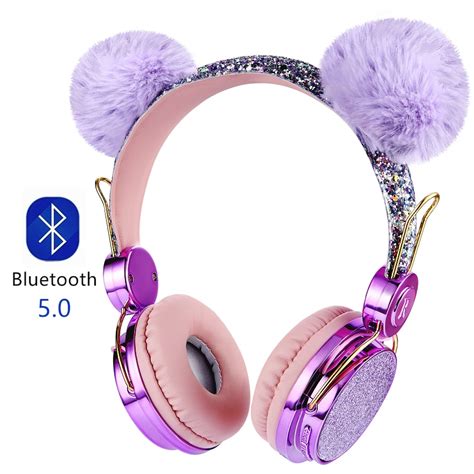 Amazon.com: CHYA Bluetooth Headphones Wireless Cute …