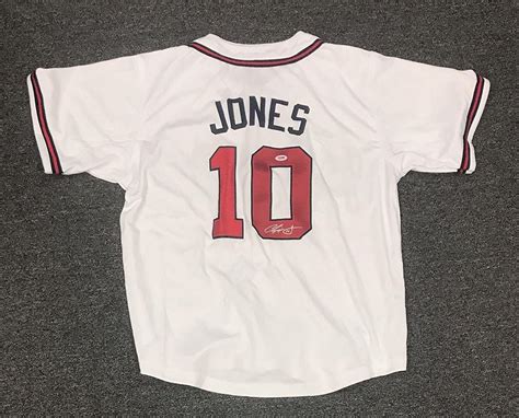 Amazon.com: Chipper Jones Jersey