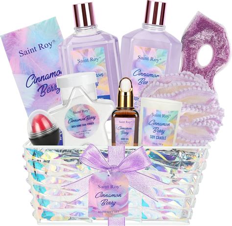 Amazon.com: Cinnamon Berry Spa Gift Set for Women, 11Pcs …