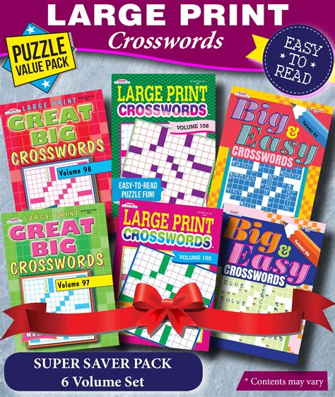 Amazon.com: Crossword Puzzles Value Pack