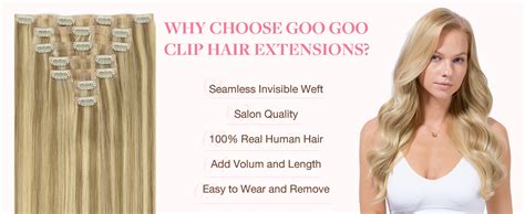 Amazon.com: Customer reviews: GOO GOO Seamless Clip In Hair …