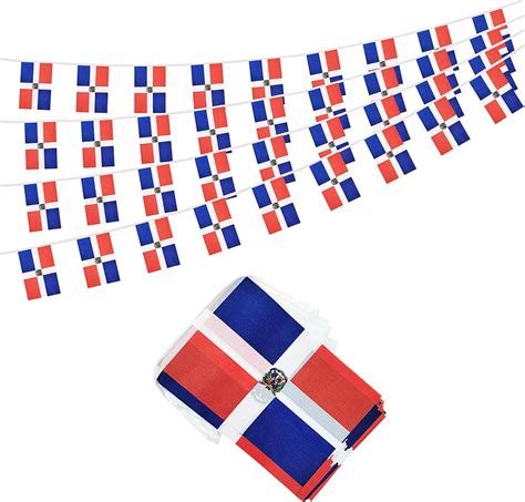 Amazon.com: Dominica Flags Dominican Small String …