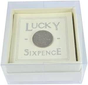 Amazon.com: East of India Lucky Sixpence Gift Favour Token by …