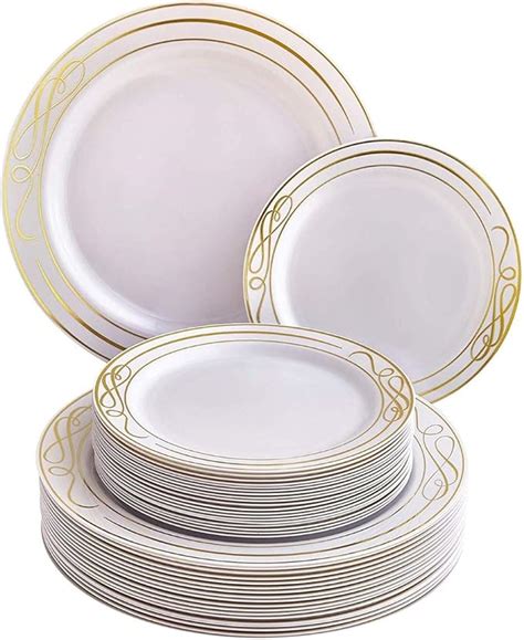 Amazon.com: Elegant Plastic Plates