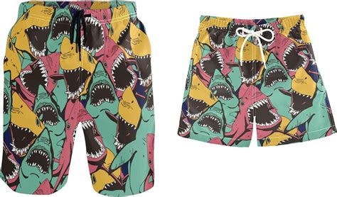 Amazon.com: Father Son Matching Swim Trunks