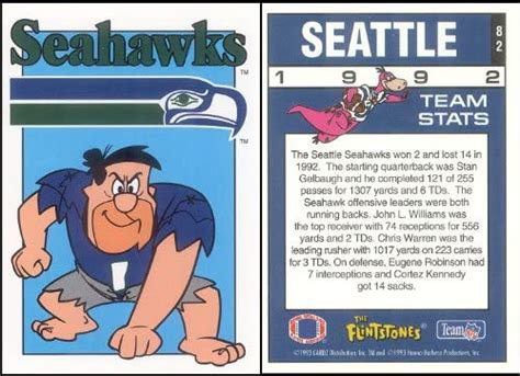 Amazon.com: Flintstones NFL Trading Cards L.A. Raiders …