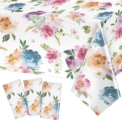 Amazon.com: Floral Plastic Tablecloth