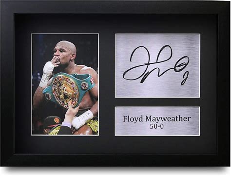 Amazon.com: Floyd Mayweather Jr 12x8 A4 Autographed …