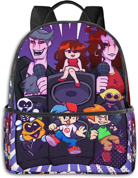 Amazon.com: Friday Night Funkin Backpack Casual …