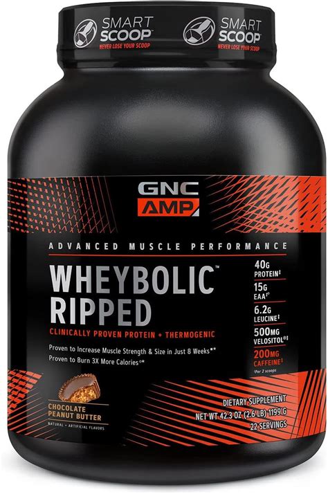 Amazon.com: GNC AMP Wheybolic Ripped Targeted Muscle Building …