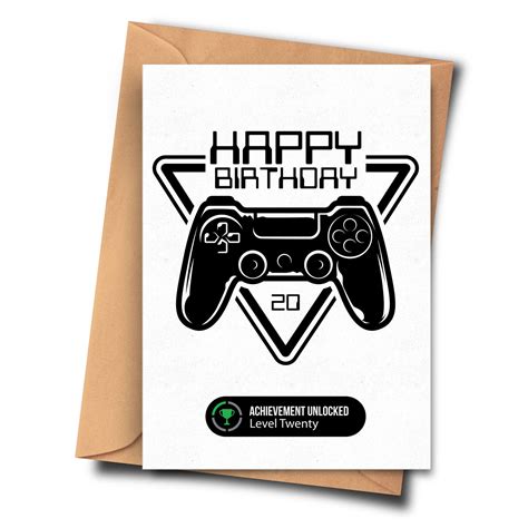 Amazon.com: Gaming Birthday Card