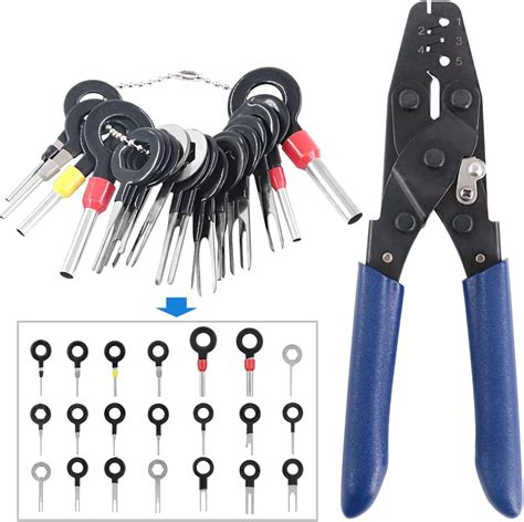 Amazon.com: Glarks Pin Terminals Tool Set, A Crimper Tool and …