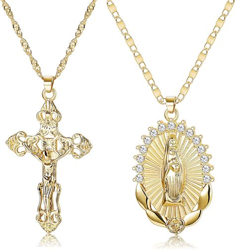 Amazon.com: Gold Cross And Chain For Women