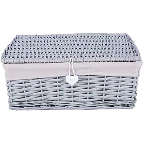 Amazon.com: Gray Wicker Basket