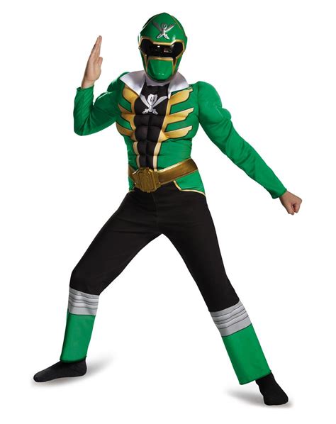 Amazon.com: Green Power Ranger Costume Kids