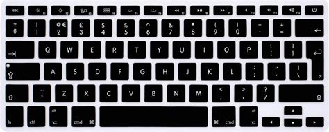 Amazon.com: HRH EU/UK English Letter Silicone Keyboard Skin …