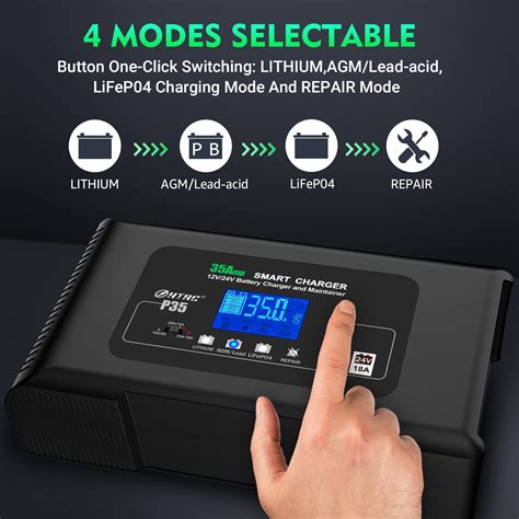 Amazon.com: HTRC 35-Amp Smart Charger, Car Battery …