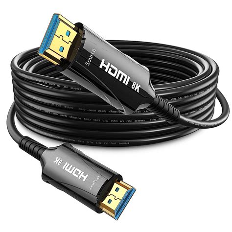 Amazon.com: Highwings Long 8K Fiber Optic HDMI Cable 65FT ...