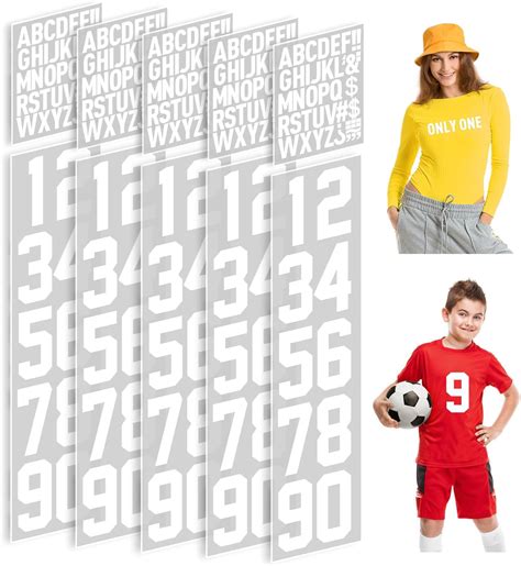 Amazon.com: Iron On Numbers For T Shirts