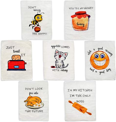 Amazon.com: Kitchen Towels Sayings