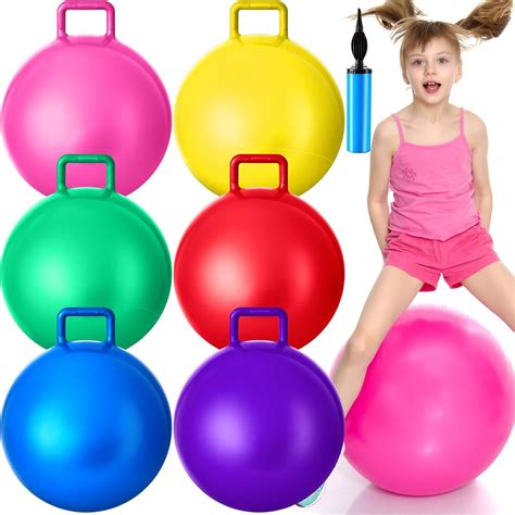 Amazon.com: Lewtemi 6 Pcs Hopper Ball Jumping Hopping Ball, …