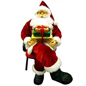 Amazon.com: Life Size Sitting Santa Claus