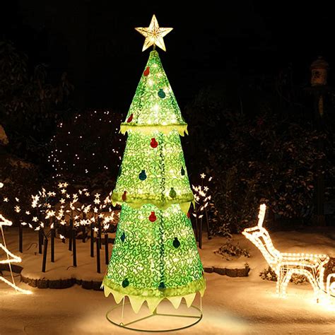 Amazon.com: Lighted Outdoor Christmas Tree