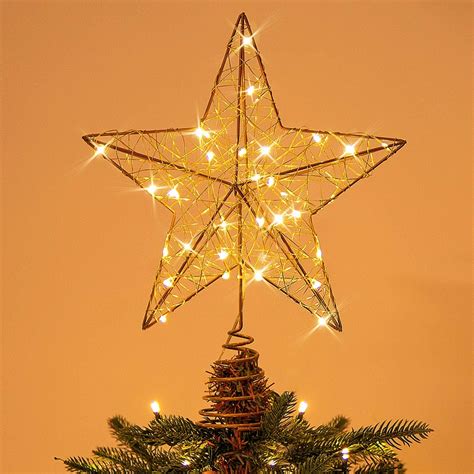 Amazon.com: Lighted Tree Topper Star