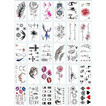 Amazon.com: Long Lasting Temporary Tattoos