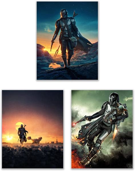 Amazon.com: Mandalorian Wall Art