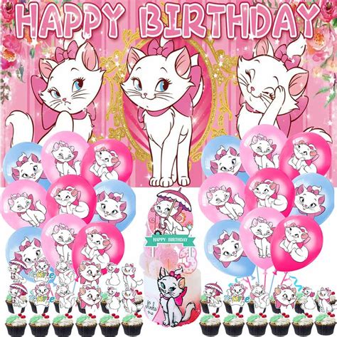 Amazon.com: Marie Aristocats Cat Party,Marie Aristocats Cat Birthday ...