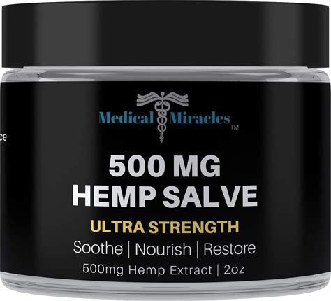 Amazon.com: Medical Miracles Hemp Salve Intense Strength …