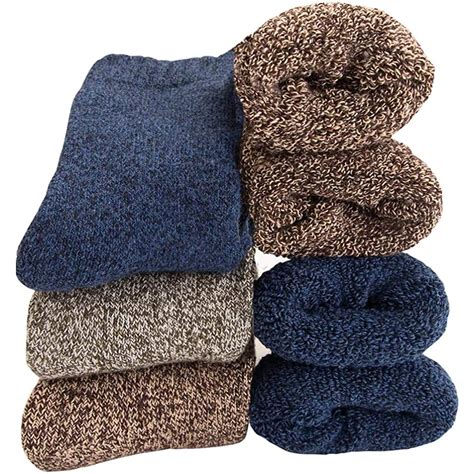 Amazon.com: Men Thick Wool Socks