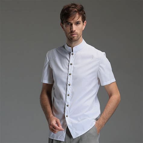 Amazon.com: Mens Mandarin Collar Shirt