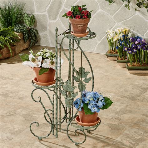 Amazon.com: Metal Plant Stand 4 Tier Multiple Flower Pot,Heavy …