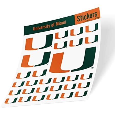 Amazon.com: Miami Hurricane Stickers