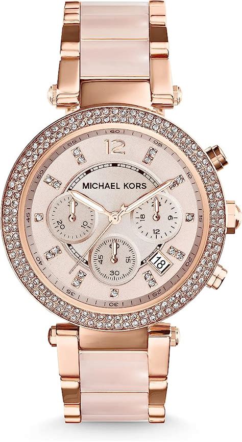 Amazon.com: Michael Kors Analog Rose Dial Women