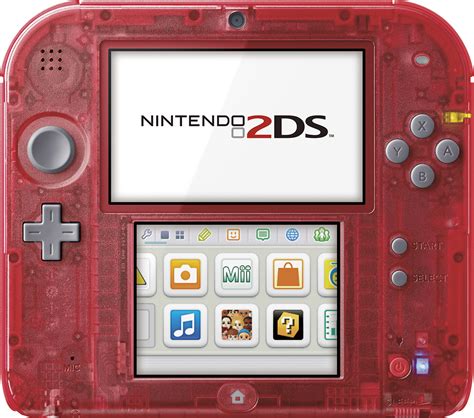 Amazon.com: Nintendo 2DS - Crystal Red : Video Games