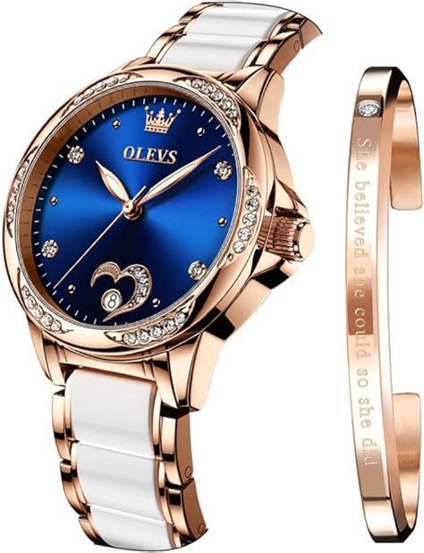 Amazon.com: OLEVS Automatic Watches for Women Ladies Full …