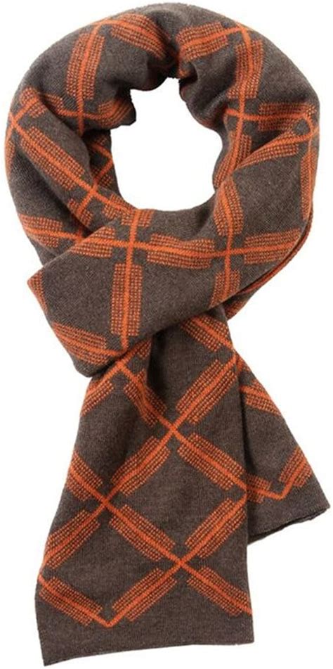 Amazon.com: Orange Tartan Scarf