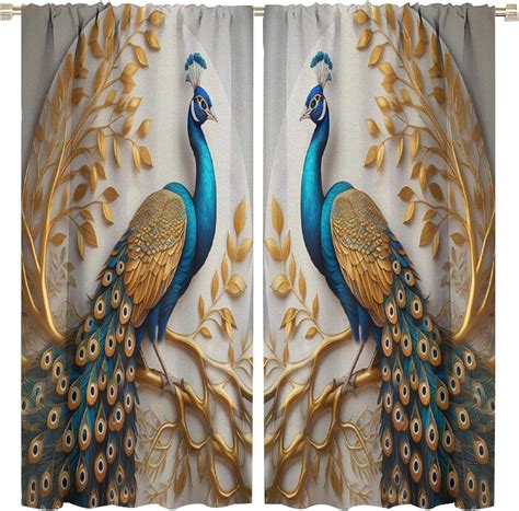 Amazon.com: Peacock Curtains