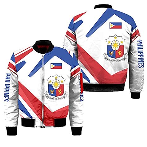 Amazon.com: Philippine Flag Jacket