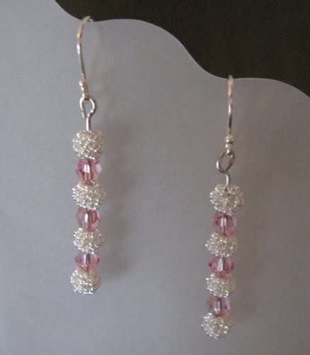 Amazon.com: Pink Swarovski Earrings