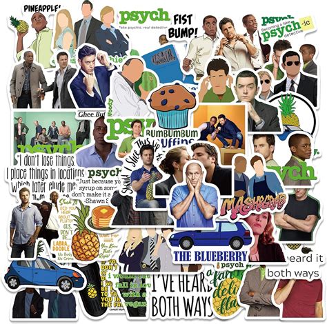 Amazon.com: Psych Stickers